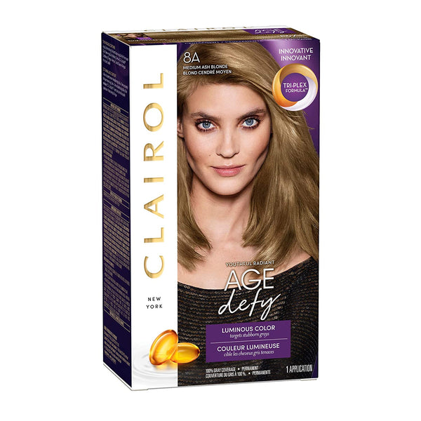 Clairol Age Defy Hair Color 8A Medium Golden Brown