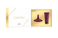 Set - Calvin Klein Deep Euphoria 50ml EDP Spray + 100ml Body Lotion For Women