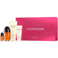 Set - Calvin Klein Obsession 100ml EDP Spray + 15ml EDP Spray + 100ml Shower Gel + 200ml Body Lotion For Women