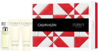 Set - Calvin Klein Eternity 50ml EDP Spray + 100ml Body Lotion + 100ml Shower Gel For Women