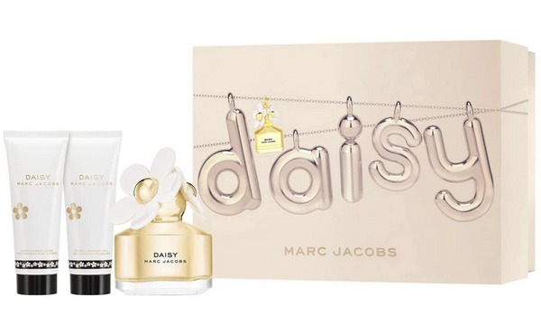 Set - Marc Jacobs Daisy 50ml EDT Spray + 75ml Body Lotion + 75ml Shower Gel for Women