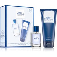 Set - David Beckham Classic Blue 40ml EDT Spray + 200ml Shower Gel for Men