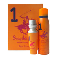 Set - Beverly Hills Polo Club #1 Womens Gift Set - EDP 50ml + Deodorant Spray