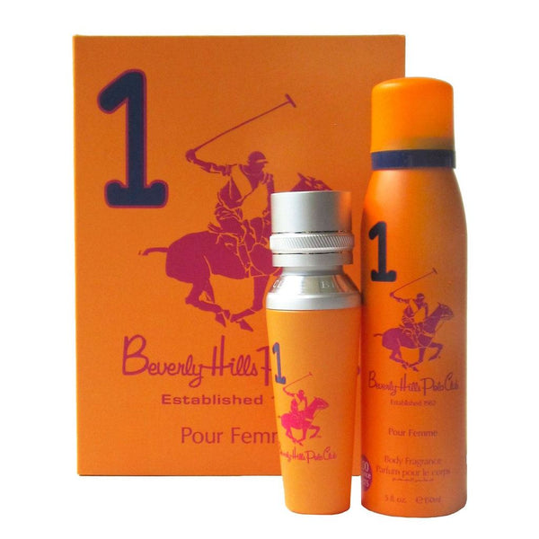 Set - Beverly Hills Polo Club #1 Womens Gift Set - EDP 50ml + Deodorant Spray