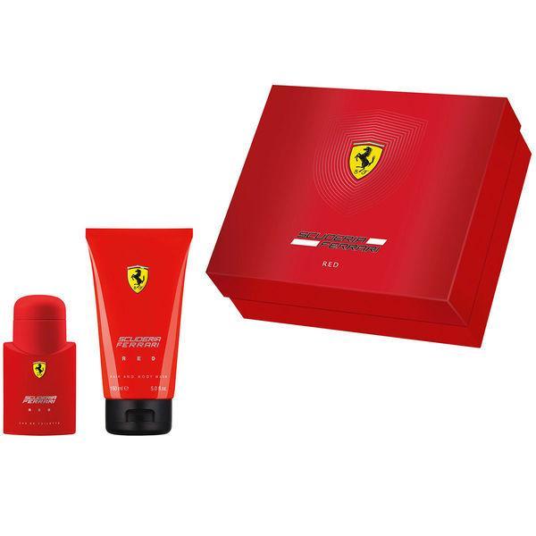 Set - Scuderia Ferrari Red 2 40ml EDT Spray + 150ml B/W