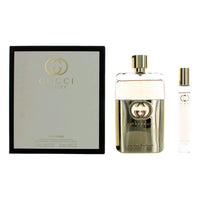 Set - Gucci Guilty Pour Femme 50ml EDP Spray + 7.4ml Rollerball for Women