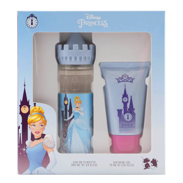 Set - Disney Princess Cinderella 100ml EDT Spray + 75ml Shower Gel